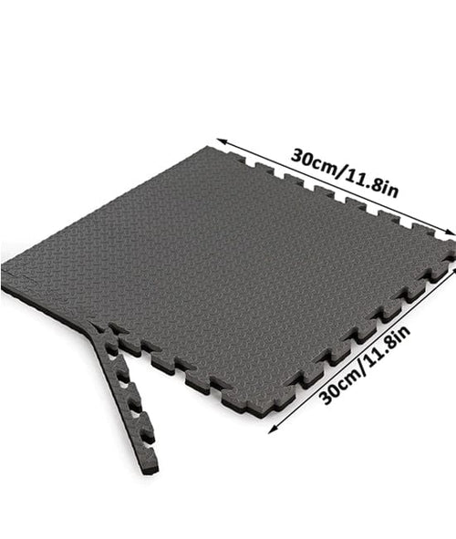 Gym Floor Mats - 4 Mats ( 2 x 2 Feet Each Mat) 12 mm to 25mm