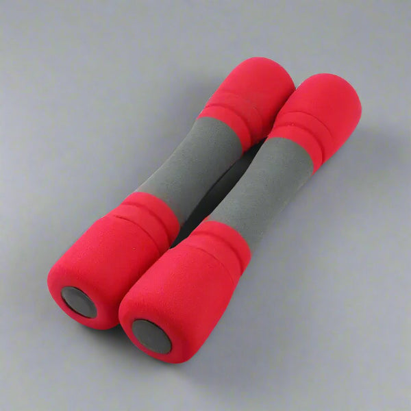 Foam Dumbbells 1Kg Pair Sunline | Ladies Dumbbells | Foam Padded Dumbbells