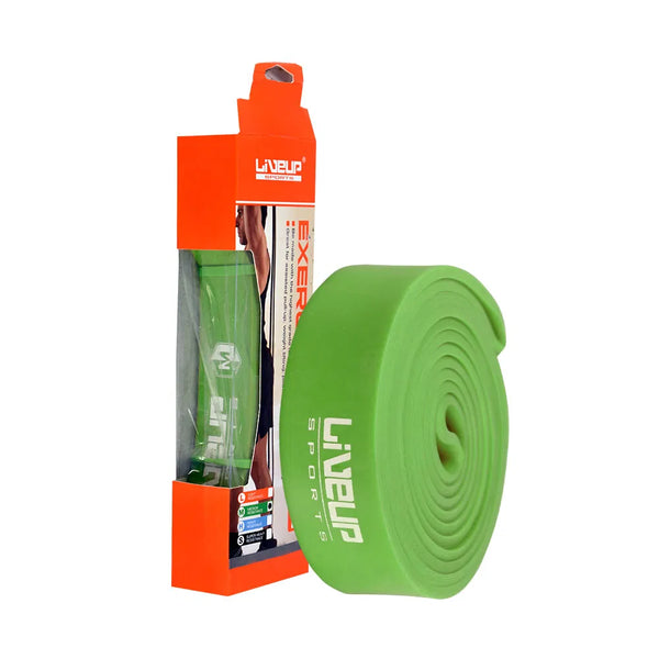 Liveup Resistance Loop Band Latex Heavey Green 32mm 35–85lbs LS3650