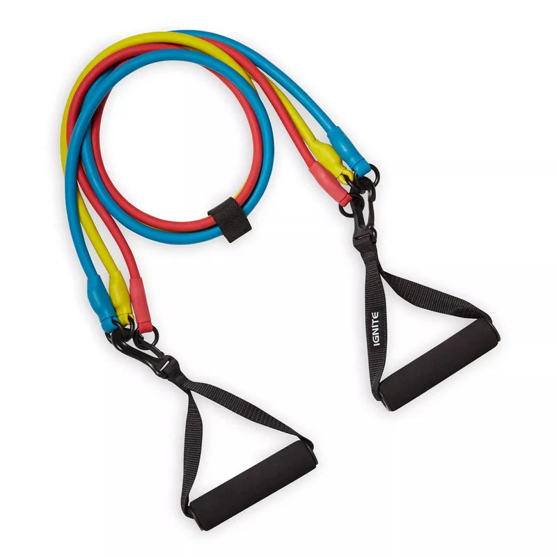3 IN 1 RESISTANCE TONING TUBE SET ADJUSTABLE (HEAVY-DUTY) – Orient Sports