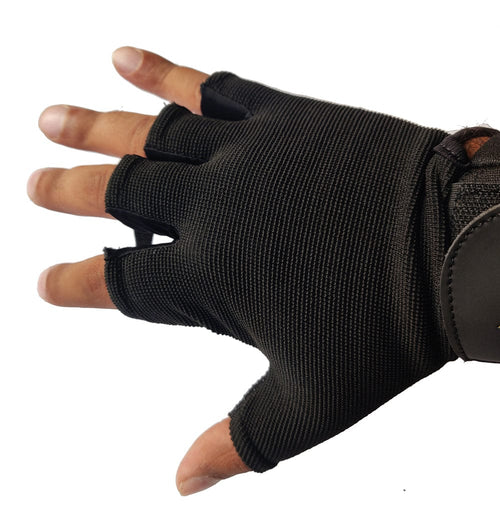 Weight Lifting Gym Gloves Pair - Black