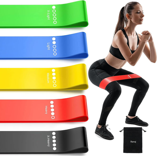 Loop band Yoga Resistance Rubber Bands - Pack of 5